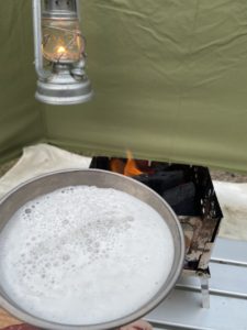 B-6君の火起こし