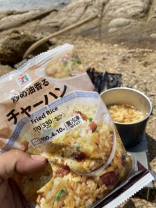 無人島の昼食