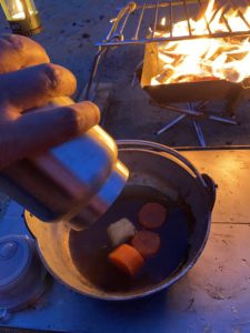 おでんを入れる