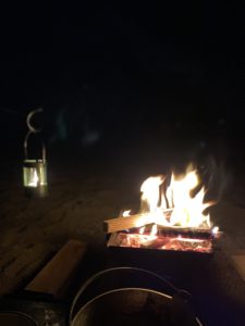 焚き火