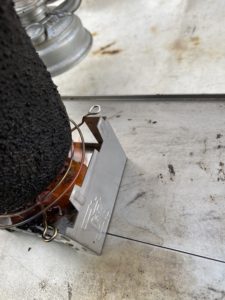 五徳が赤くなる