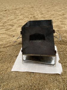 キャン★ドゥ焚火シートとネイチャーストーブ