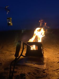 焚き火
