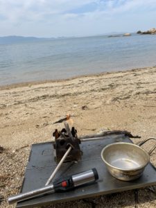 SOTOテトラで火起こし