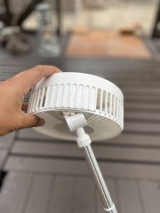 クリップ収納ファン