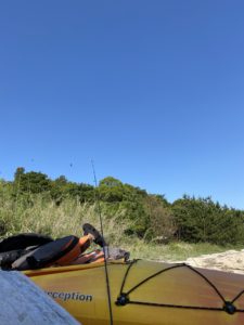 カヤックとロッド