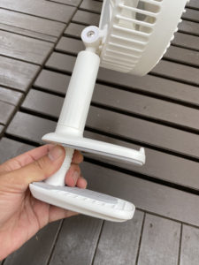 クリップ収納ファン