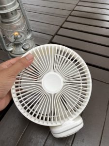 クリップ収納ファン
