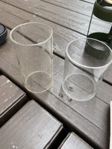 キャンドルランタンのホヤ