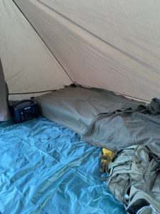 テントの内部