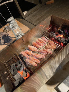 ロウリュで焼鳥