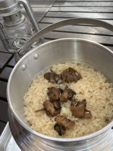 つぶ貝の炊き込みご飯