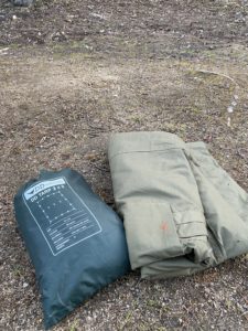 DDタープと軍幕