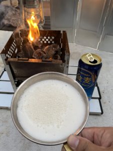 カマド型焚火台