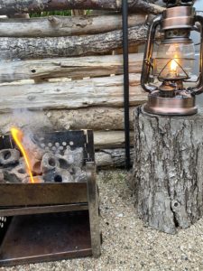 カマド型焚火台