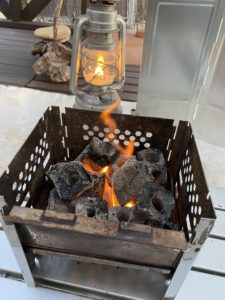 カマド型焚火台