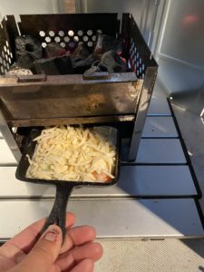 カマド型焚火台