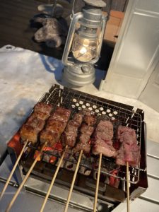 カマド型焚火台