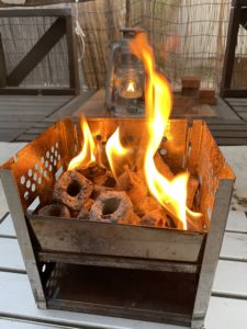 カマド型焚火台