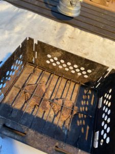 カマド型焚火台