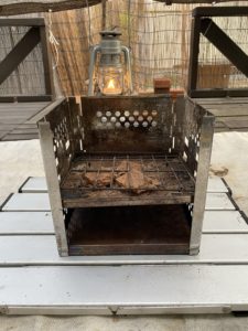 カマド型焚火台