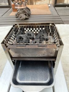 カマド型焚き火台