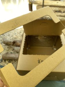段ボール燻製器