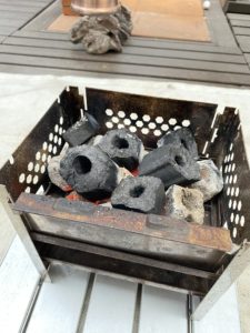 カマド型焚火台