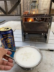 カマド型焚火台