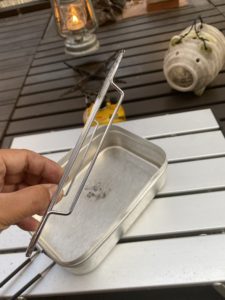 Daisoメスティンの網