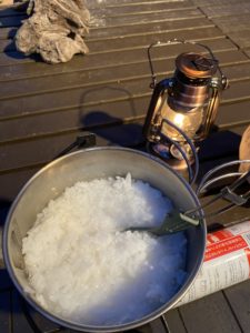 スノーピーク「ケトル1」で作るカレーリゾット