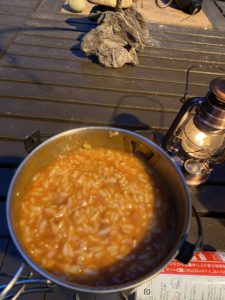 スノーピーク「ケトル1」で作るカレーリゾット