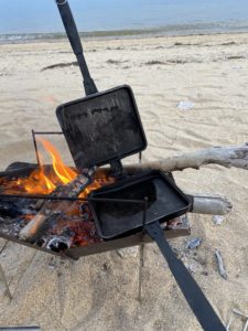 焚火でバウルーを使う