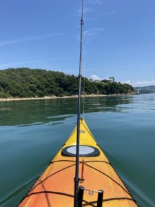 魚が逃げた後のカヤックフィッシング