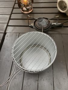 アルミクッカーを蒸し器に変える