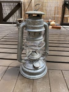 フュア―ハンドランタンジンクを磨いてみる