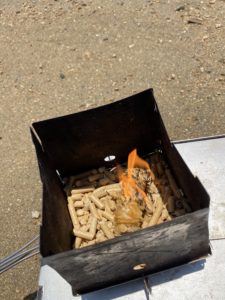 ネイチャーストーブをペレット燃料で使う