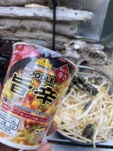 スンドゥブにラーメン出汁を使う