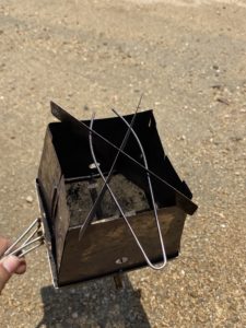 ネイチャーストーブのハンドル