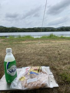 河原でデイキャンプ