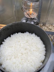 お米の炊き上がり！