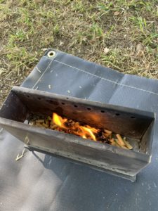 ペレット燃料でぷちもえファイヤーを使う