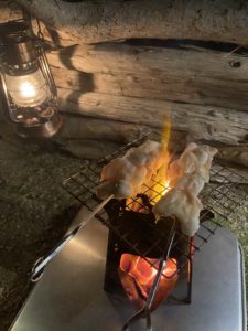 ホルモン串焼き