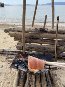 燻されたベーコン