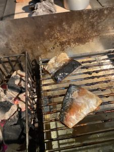鯖の塩焼き完成