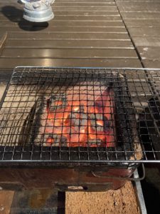 網を焼き切る