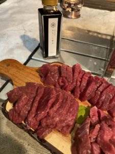 たっぷりの馬刺し!