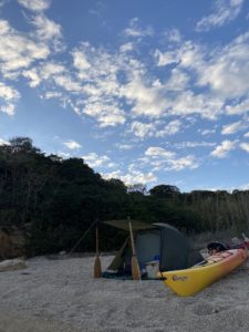 ソロドームの設営