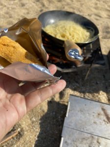 カニクリーム投入