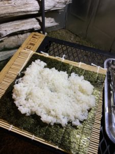 巻きずしに挑戦